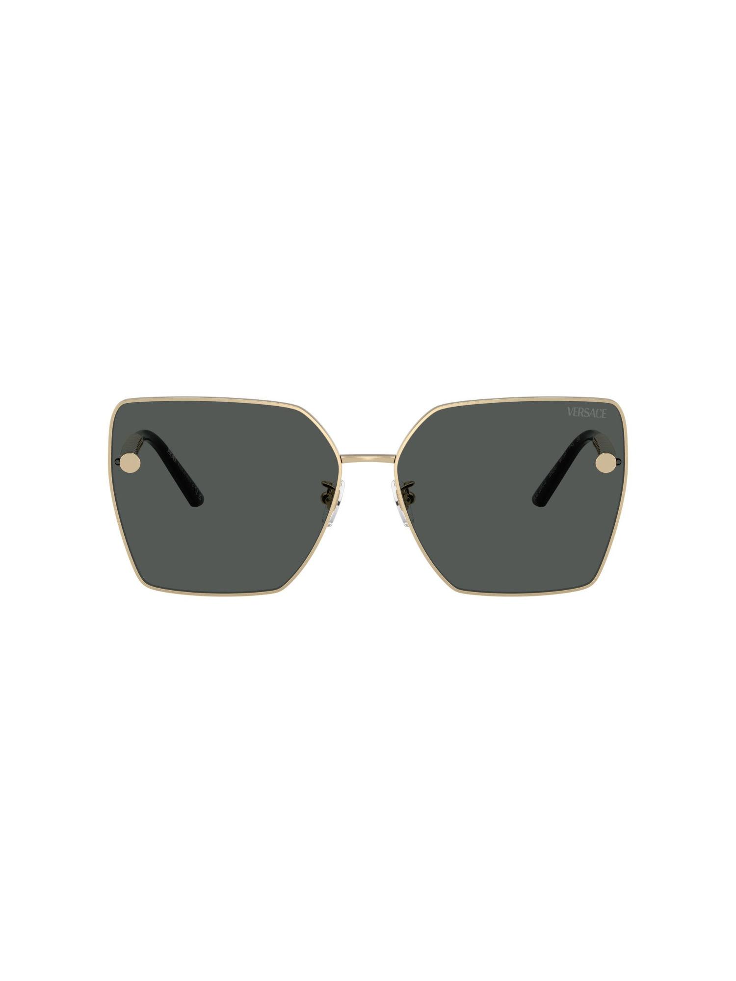 women uv protected grey lens square sunglasses - 0ve2270d12528763