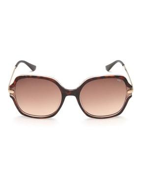 women uv-protected oversized sunglasses-sfi604k609w2sg