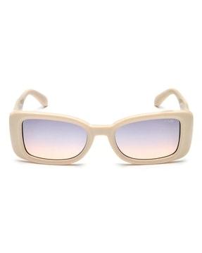 women uv-protected rectangular sunglasses - irs1244c5sg