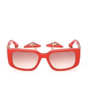 women uv-protected rectangular sunglasses-gus78915366fsg