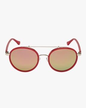 women uv-protected round sunglasses - ck 1225 628 55 s