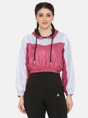 women vintage ord jacket - pink