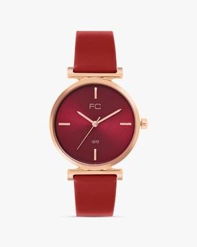 women water-resistant analogue watch fcn00087g