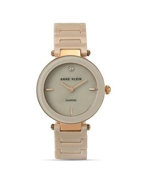 women water-resistant analogue watch-neak1018rgtn