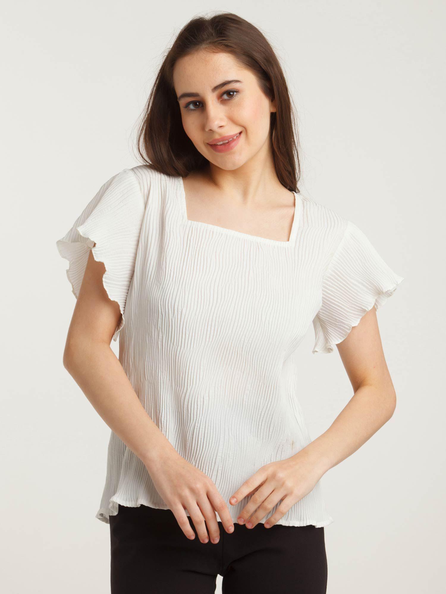 women white amyra square neck top