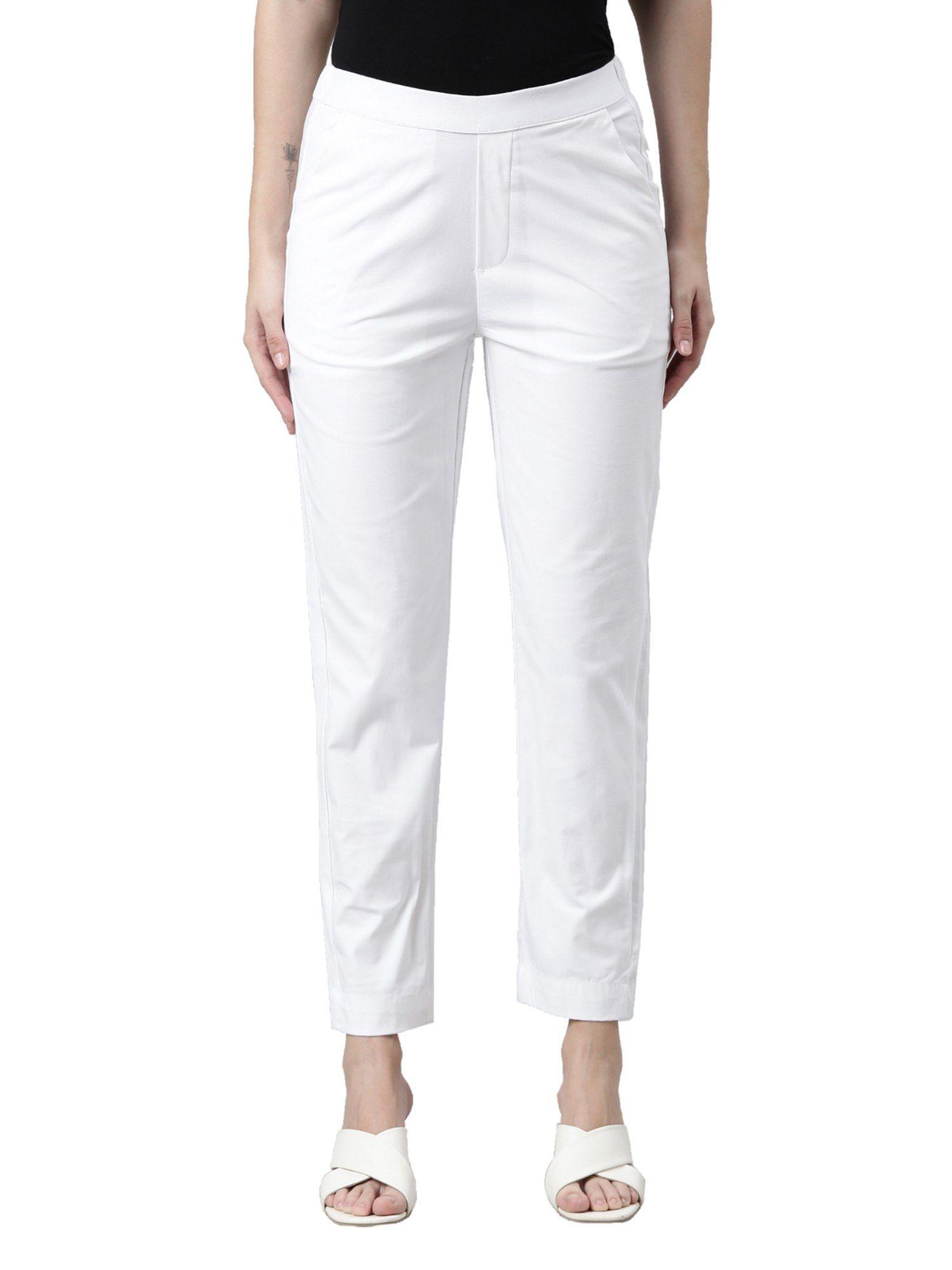 women white chinos trousers