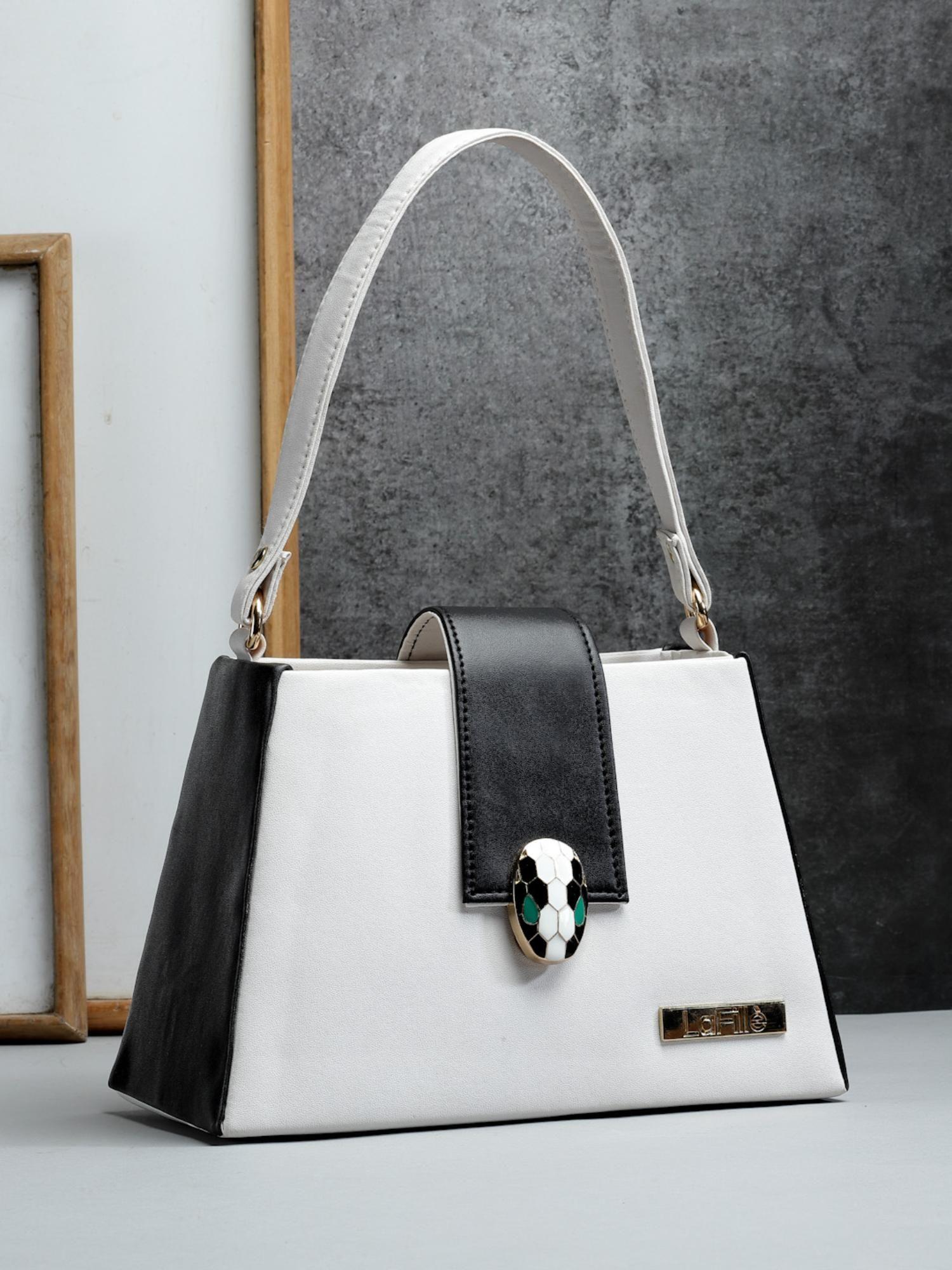 women white colorblock mini handbag with detachable sling strap