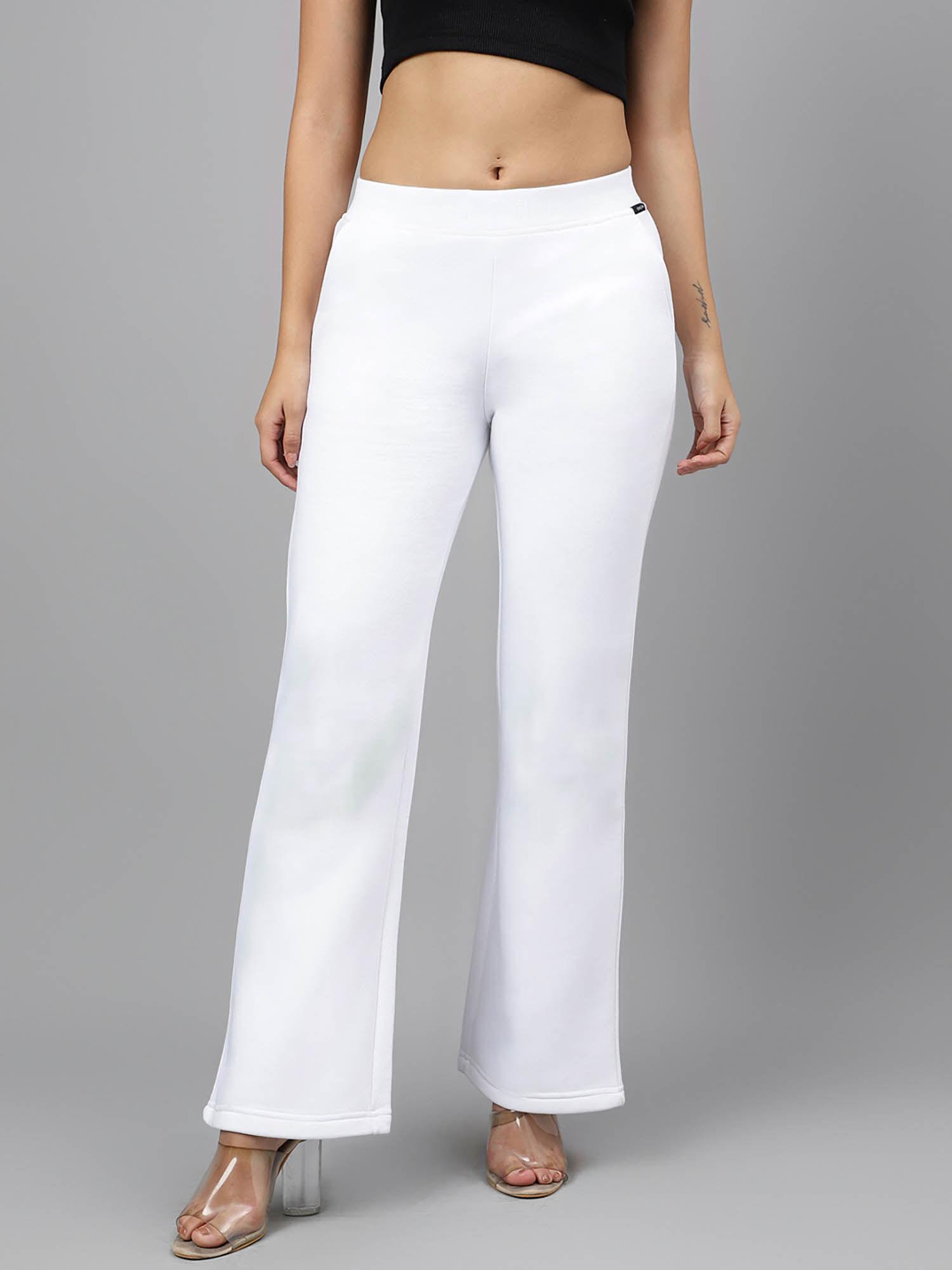 women white comfort high-rise wide leg trouser