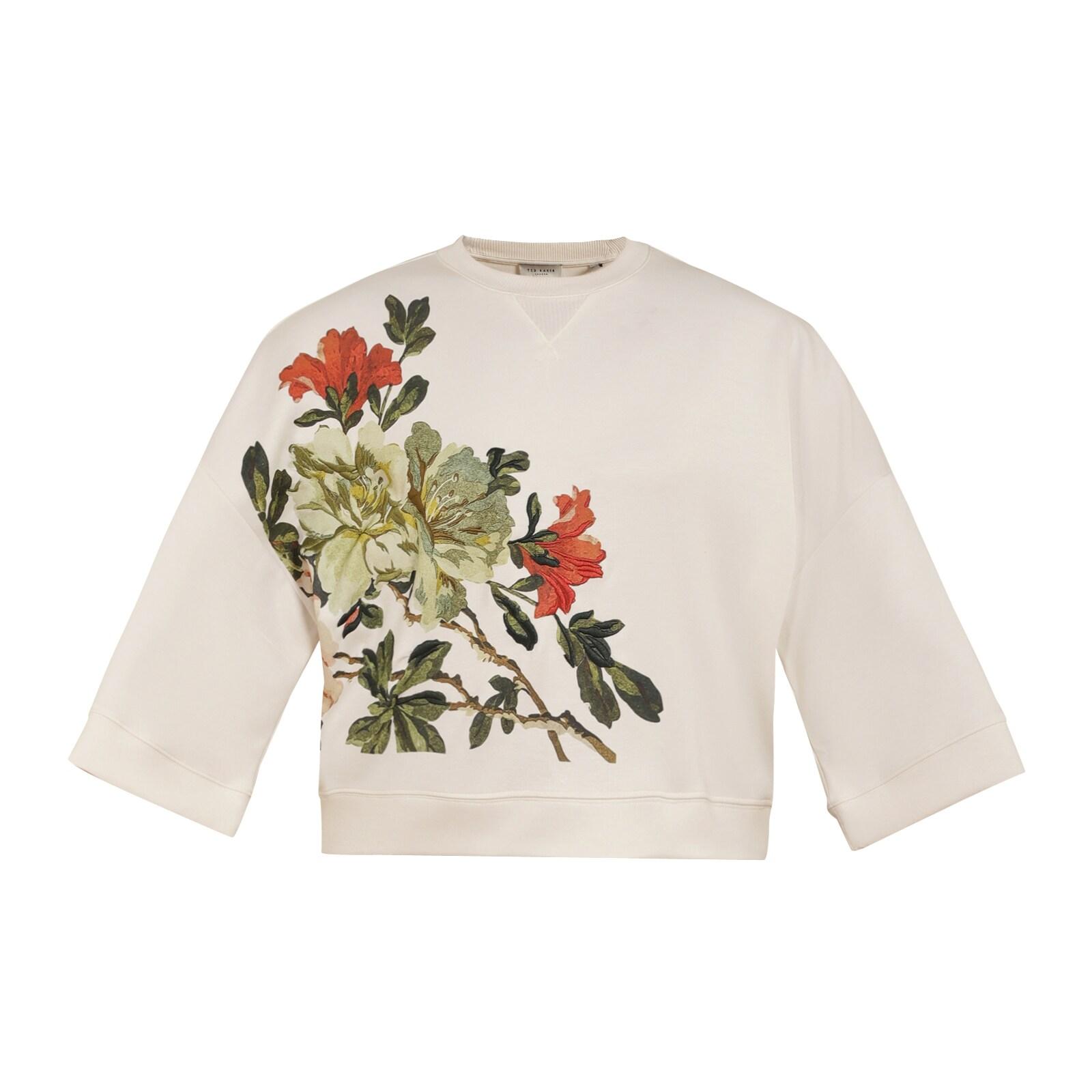 women-white-floral-print-with-embroidery-sweatshirt