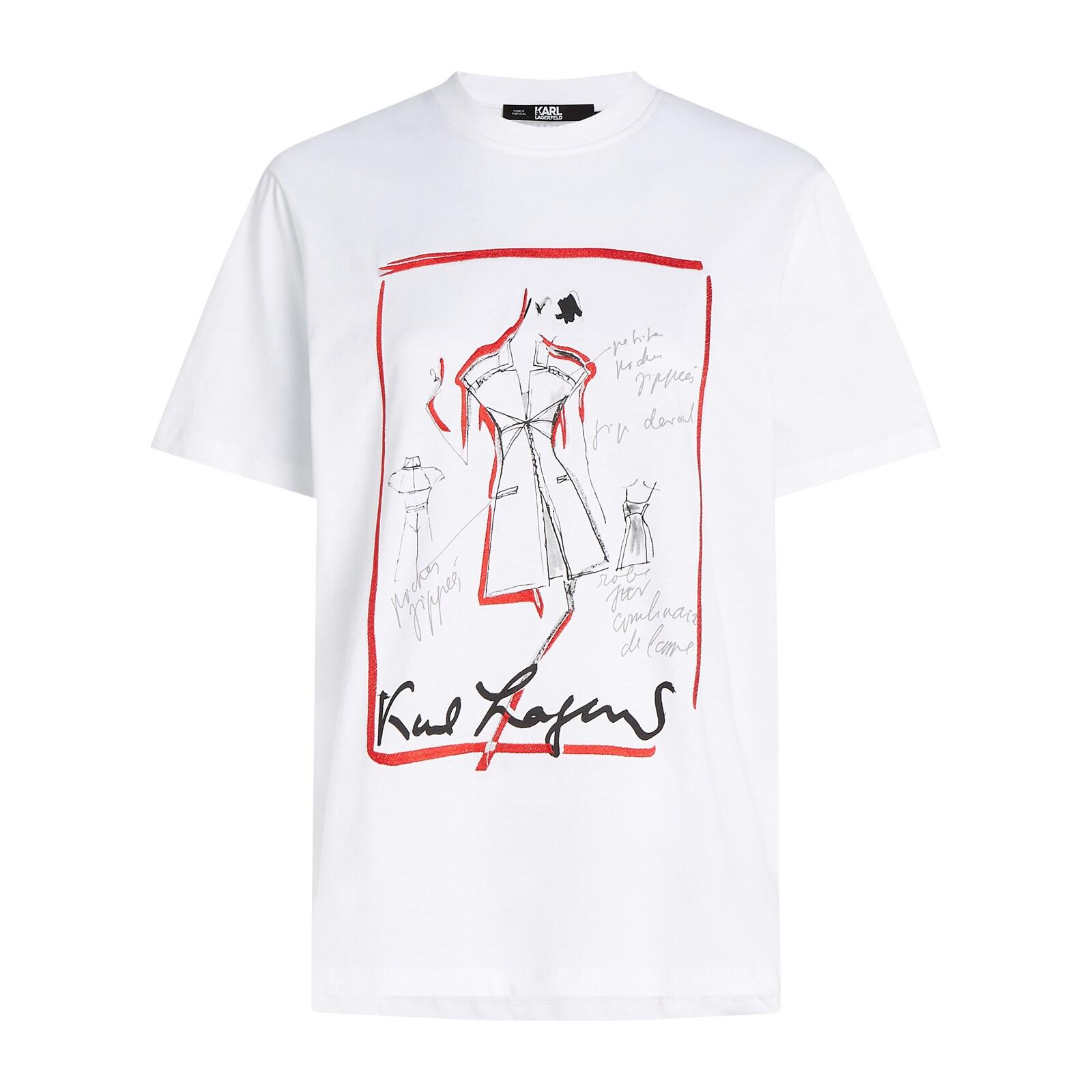 women white karl archive t-shirt