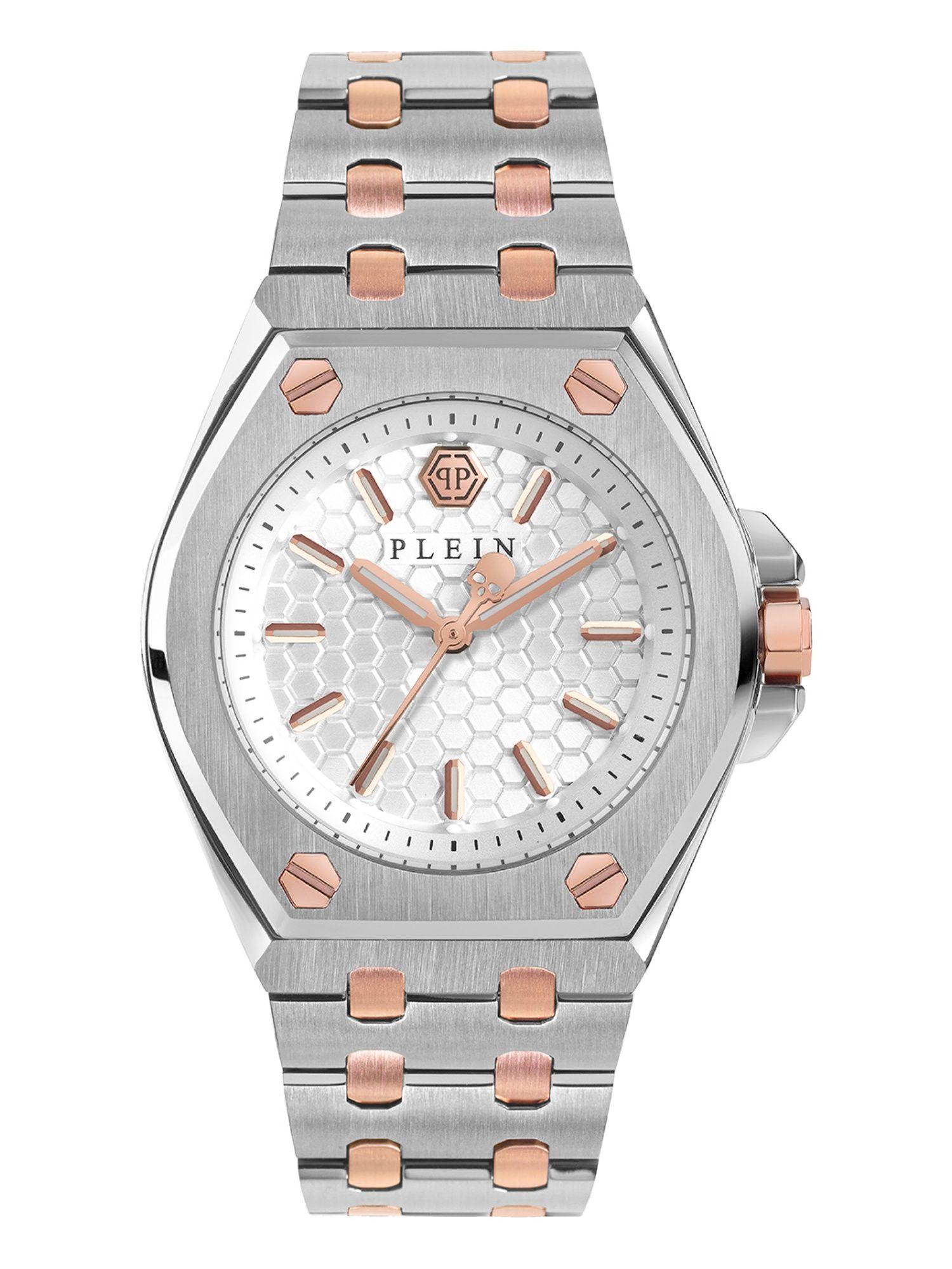 women white round analog stainless steel dial watch-pwjaa0622 (m)