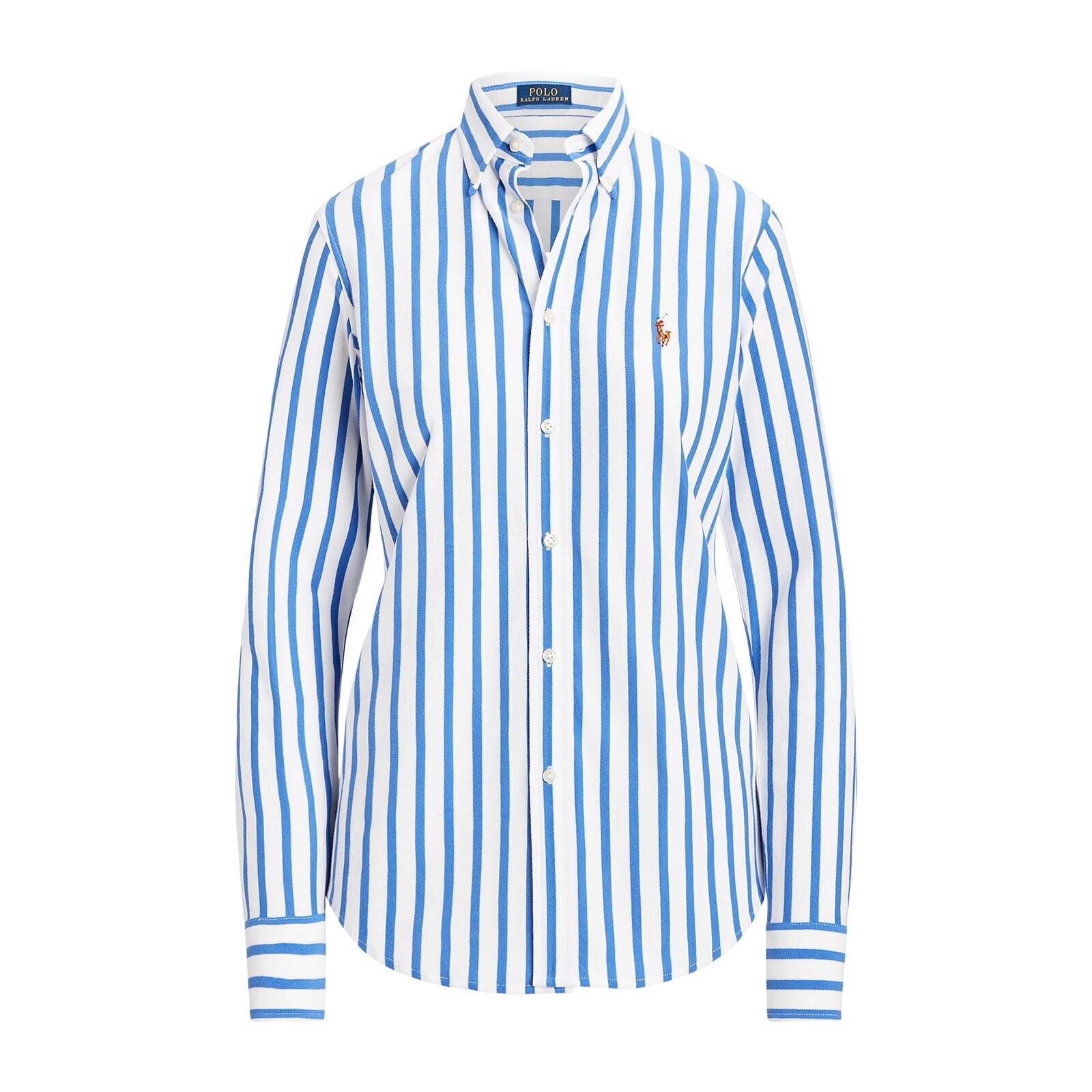 women white striped oxford cotton shirt