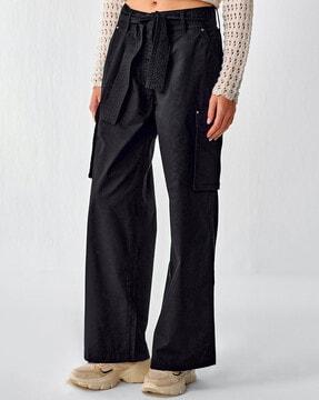 women wide-leg cargo pants