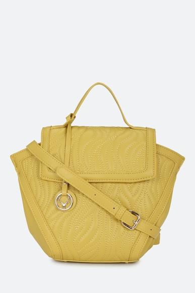 women yellow casual sling bag