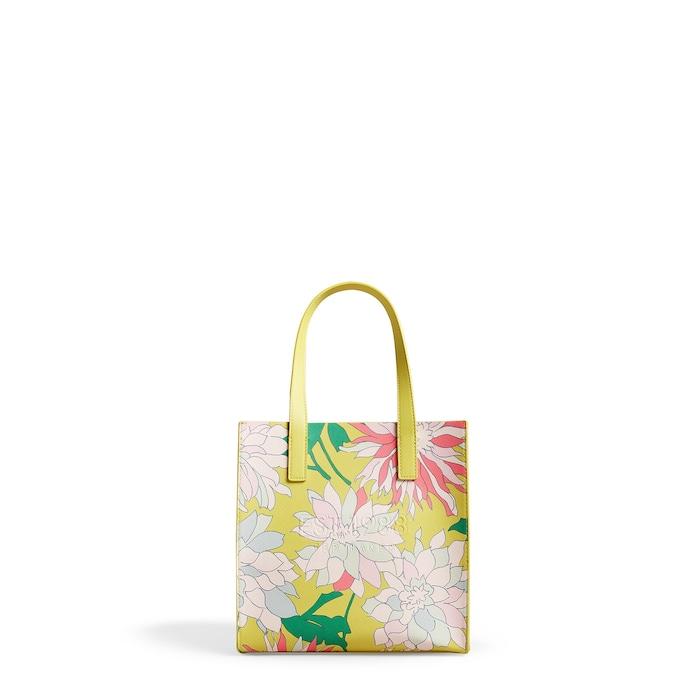 women yellow floral printed small icon