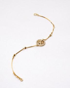 women yellow gold arena spark diamond bracelet