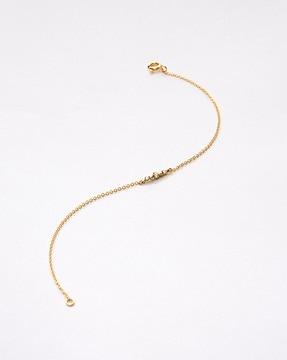 women yellow gold crafty dazzle diamond bracelet