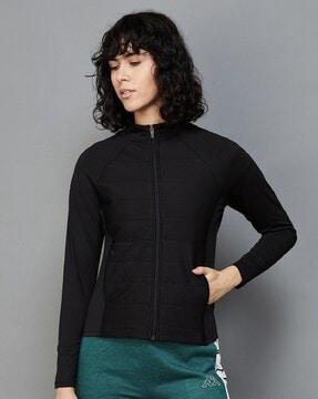 women zip-front jacket