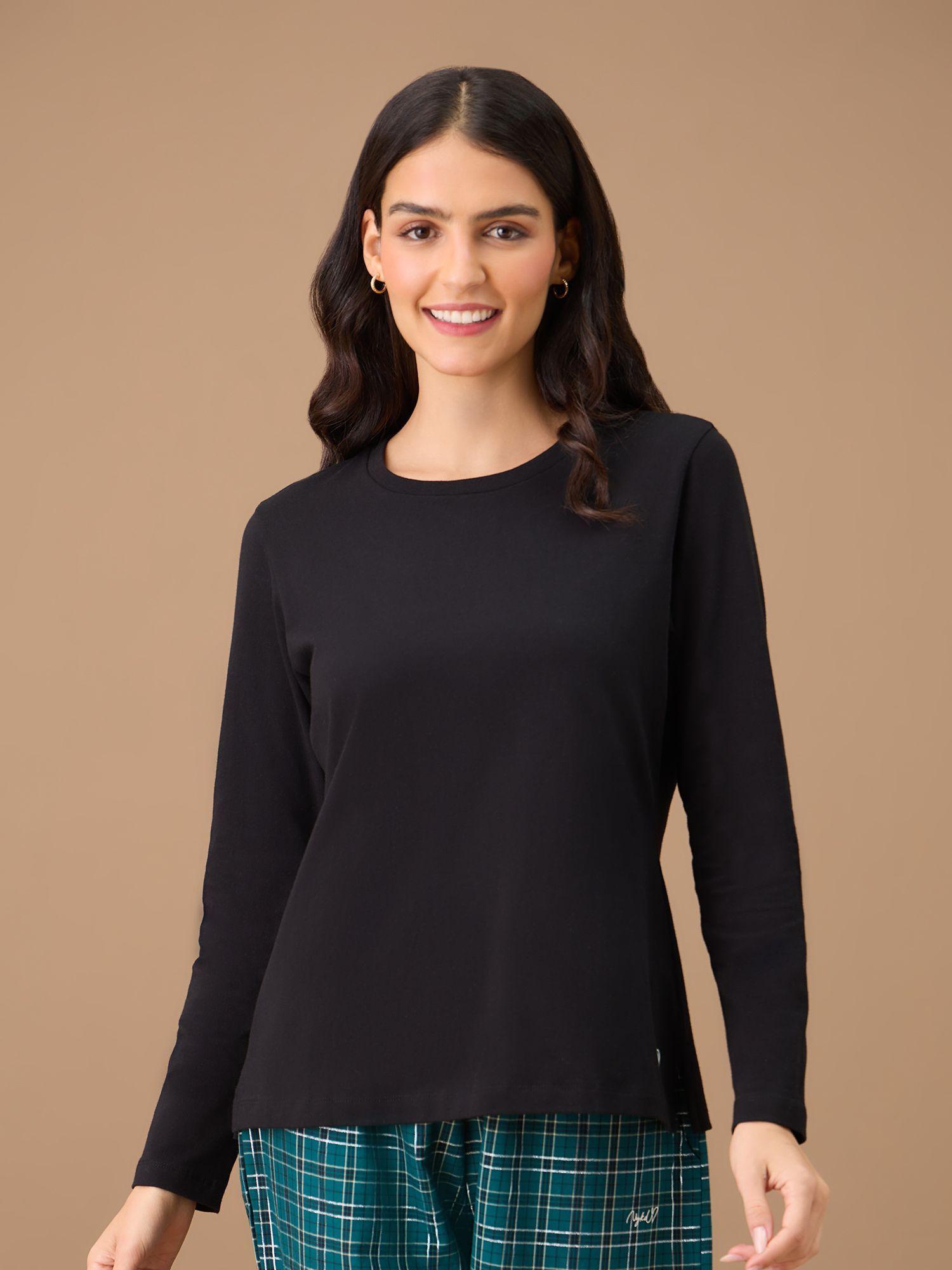 womenleep top nys807-jet black