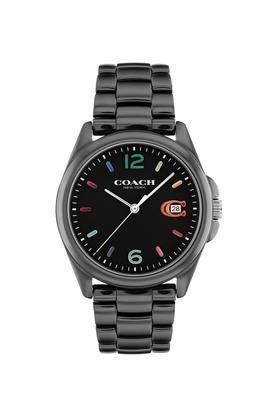 womens 36 mm greyson black dial ceramic watch