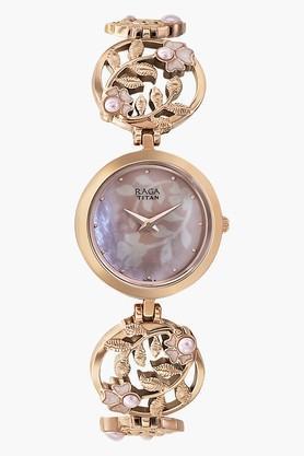 womens analogue metallic watch - nk2540wm05