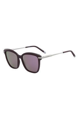womens full rim rectangular sunglasses - ck 1237 501 55 s
