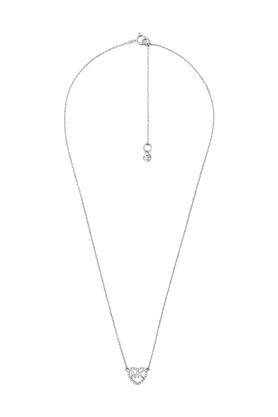 womens hearts silver necklace  - mkc1244an040