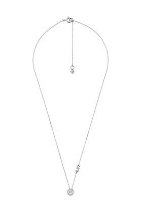 womens premium silver necklace  - mkc1208an040