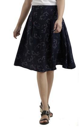 womens-printed-casual-skirt---multi