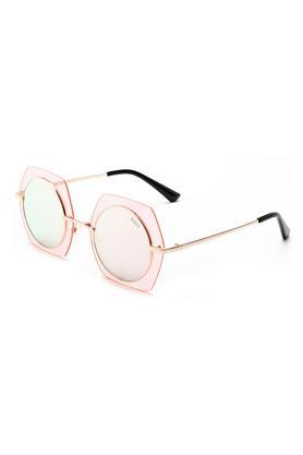 womens round polycarbonate sunglasses