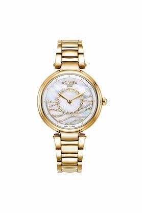 womens 36 mm lady mermaid mother of pearl dial stainless steel analogue watch - 600857 48 15 50