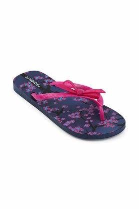womens anne rubber casual flip flops - purple