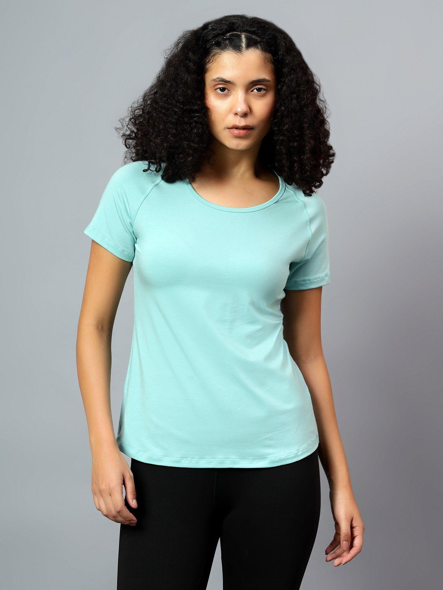 womens aqua ecofriendly tencel active t-shirt