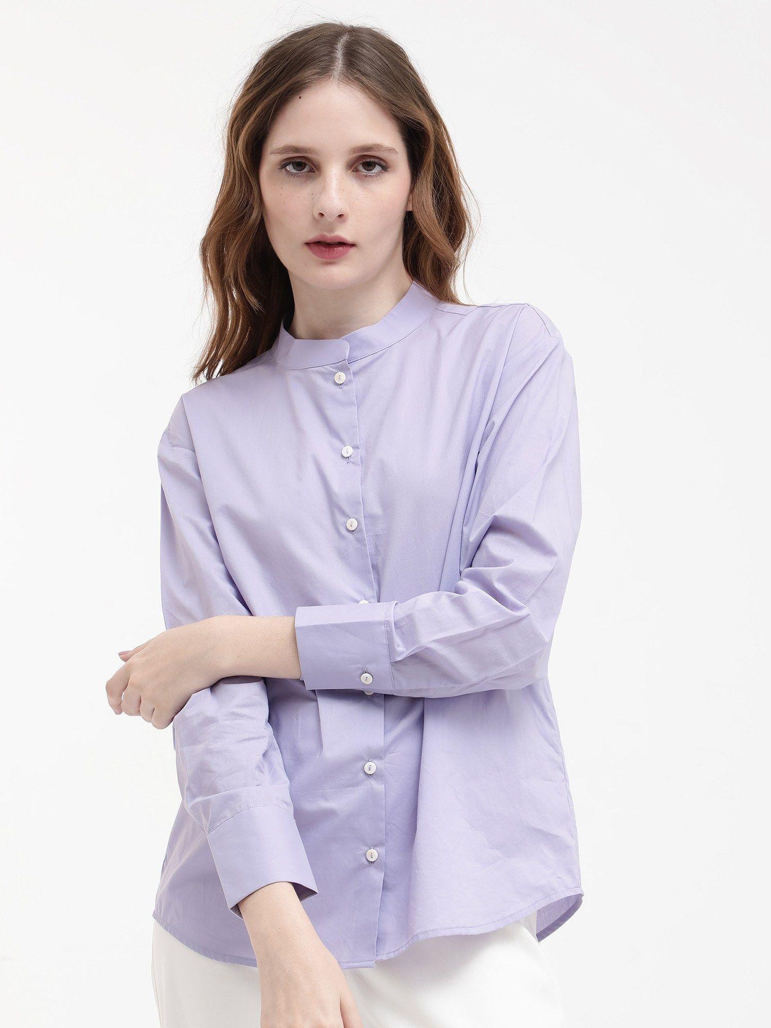 womens aytac light lavender shirt