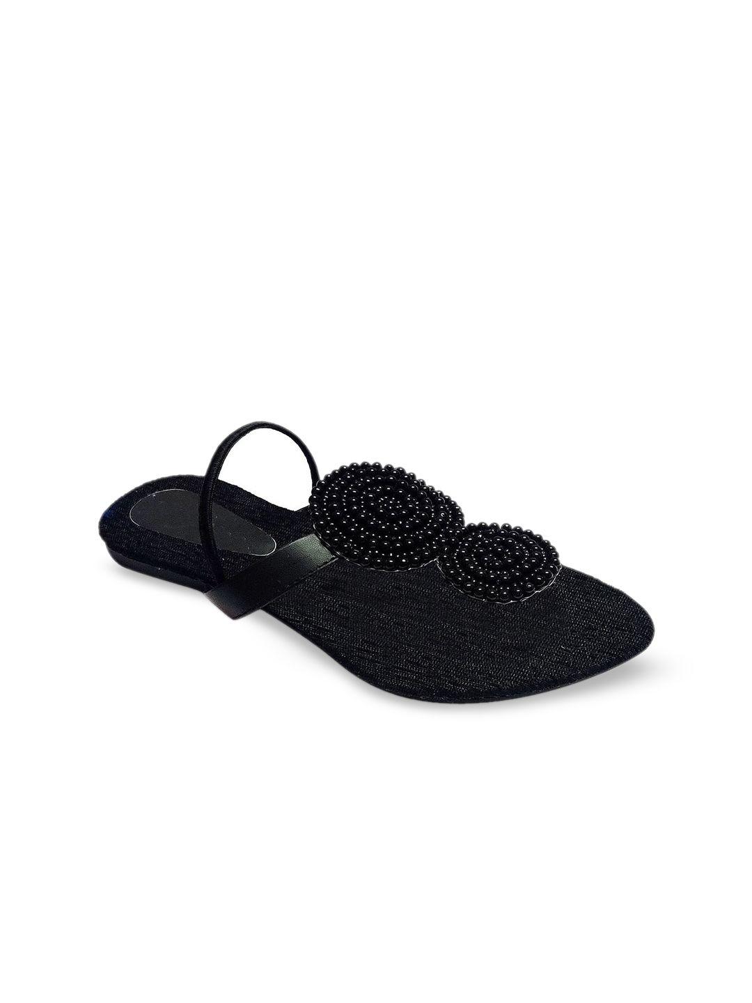 womens berry women black embellished mules flats