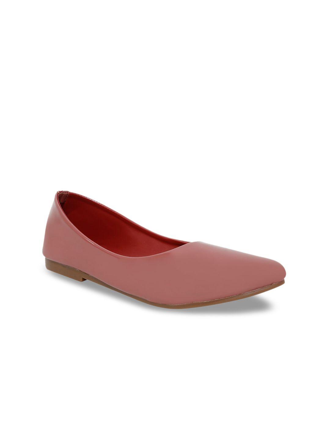 womens berry women maroon ballerinas flats