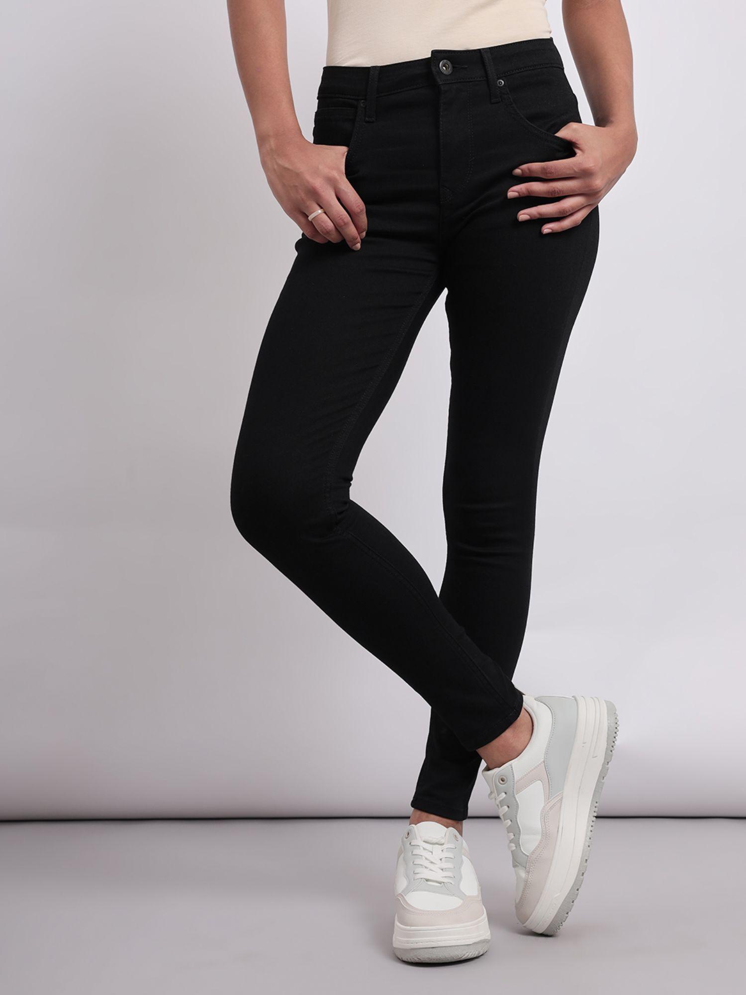 womens black skinny jeans