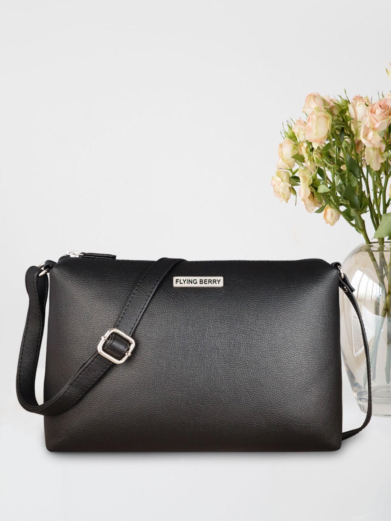 womens black sling bag