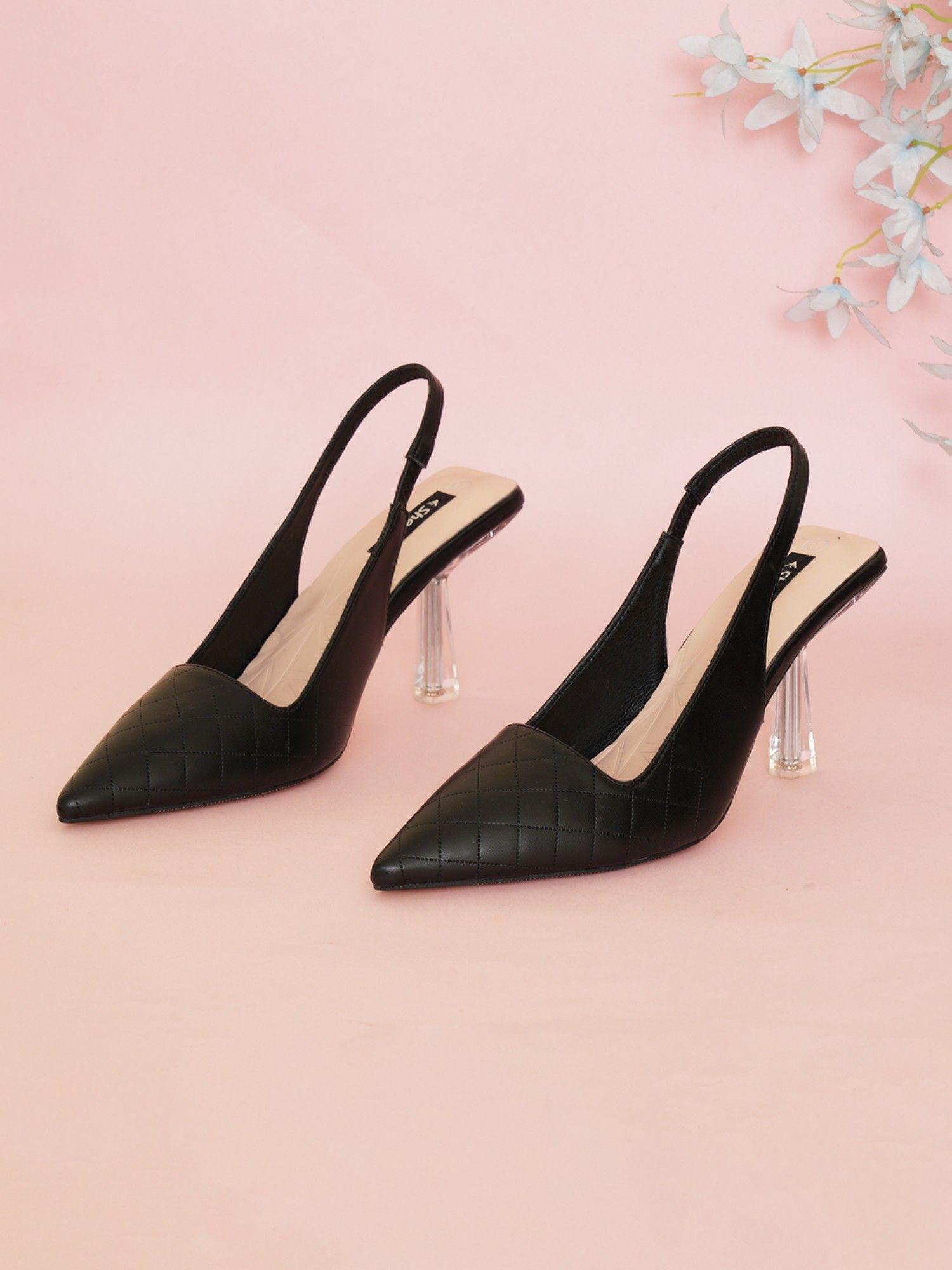 womens black stiletto heels sandals