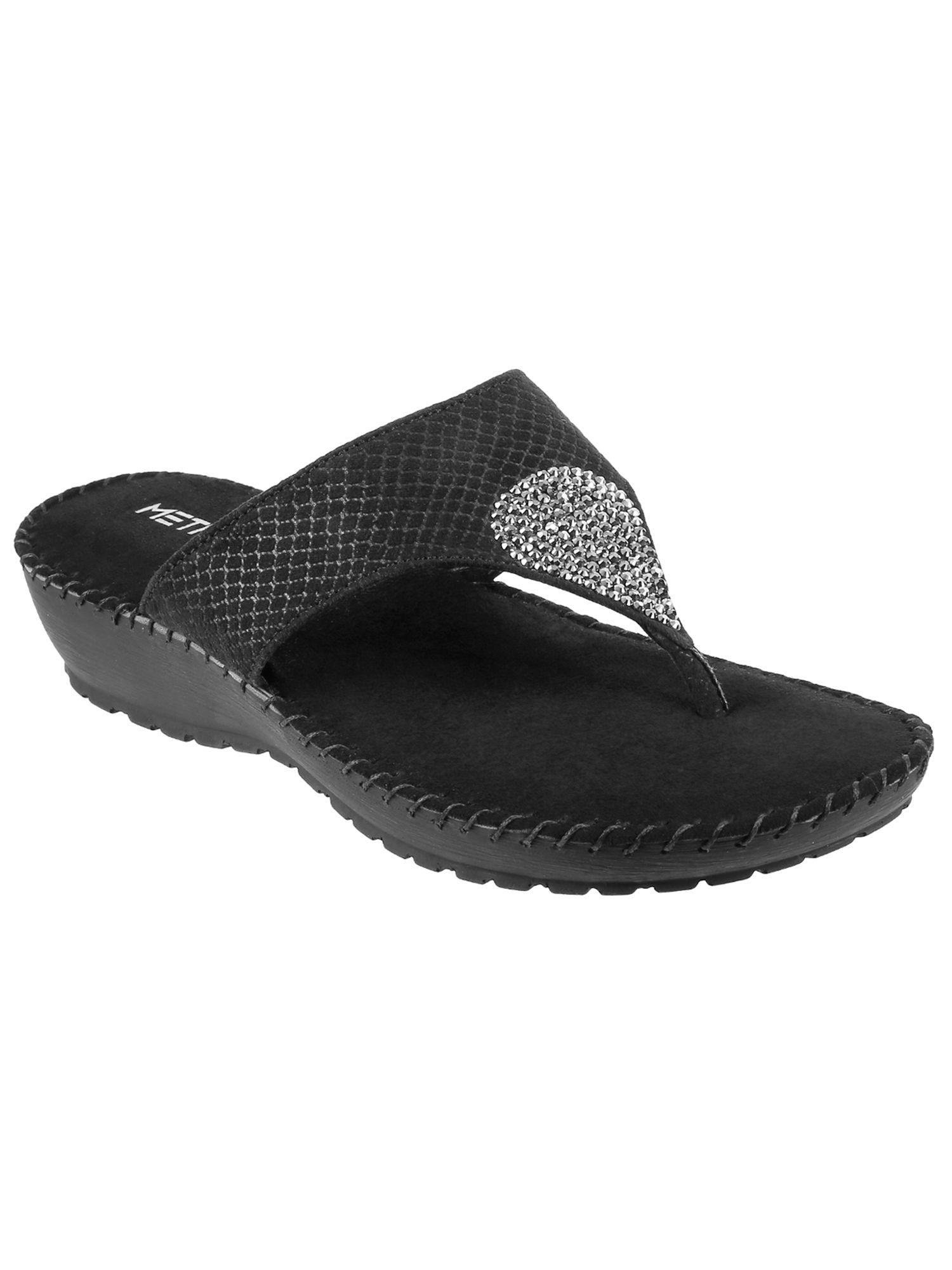 womens black wedges heelsmetro black patterned flipflops