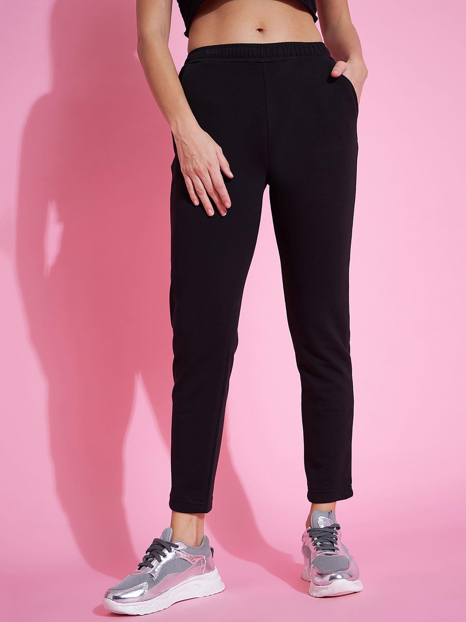 womens black winterwear pant