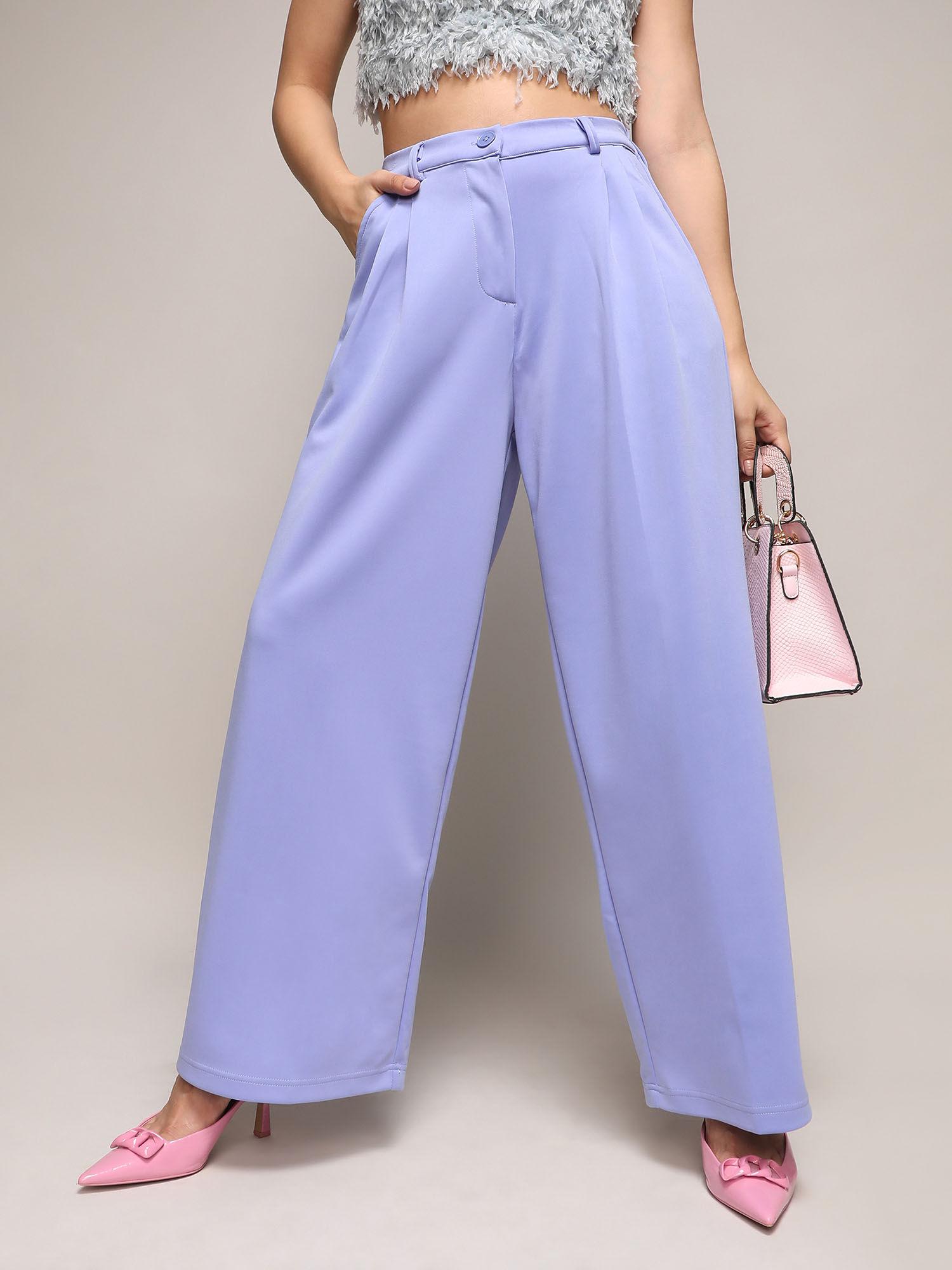 womens blue tailored trouser