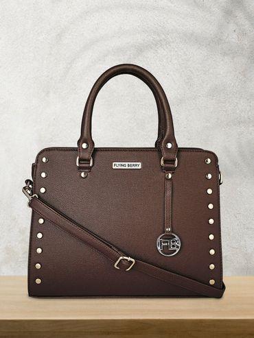 womens brown hand bag