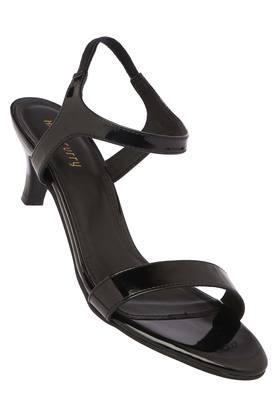 womens casual wear slipon heels - black