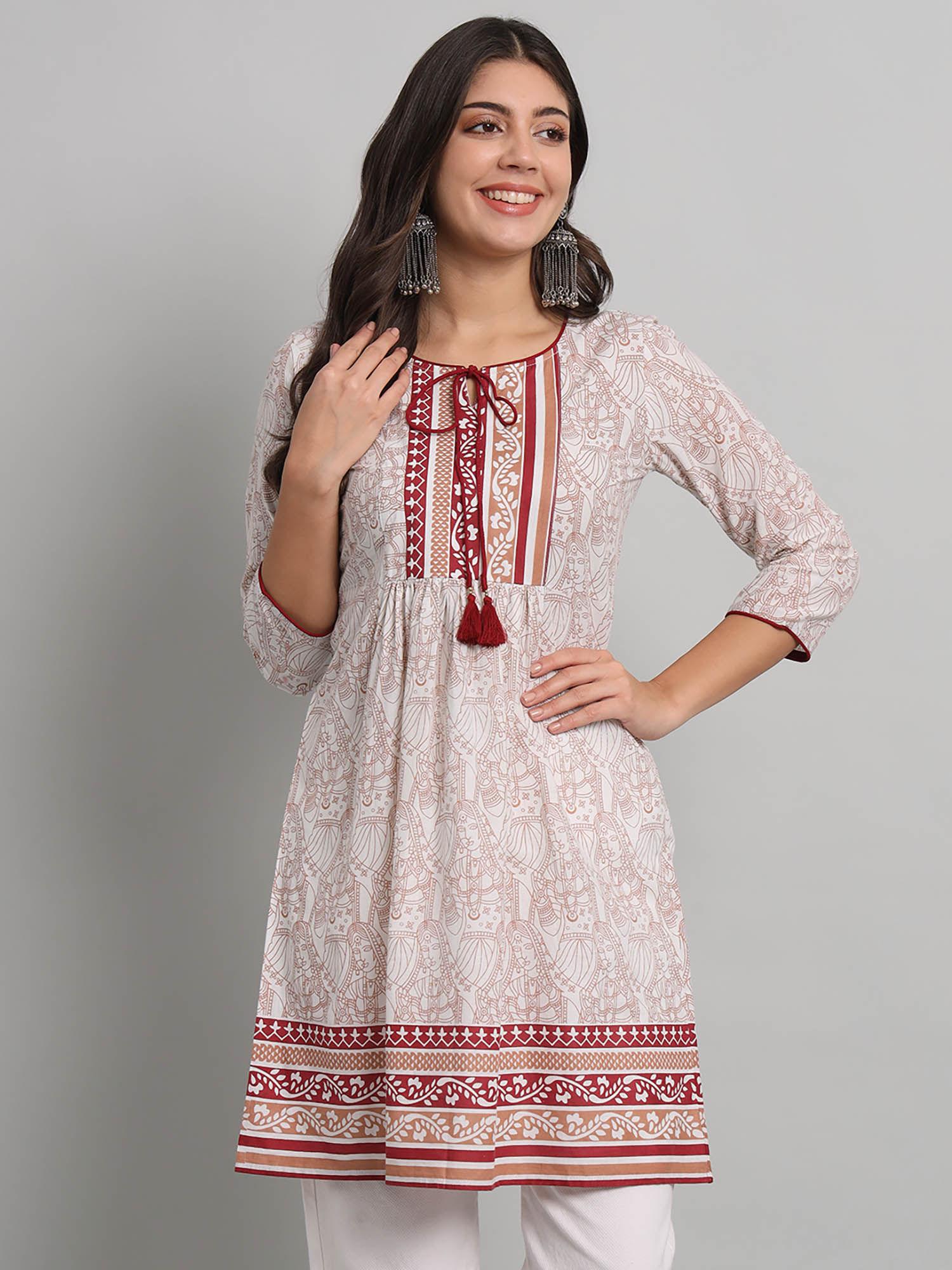 womens cotton short kurti