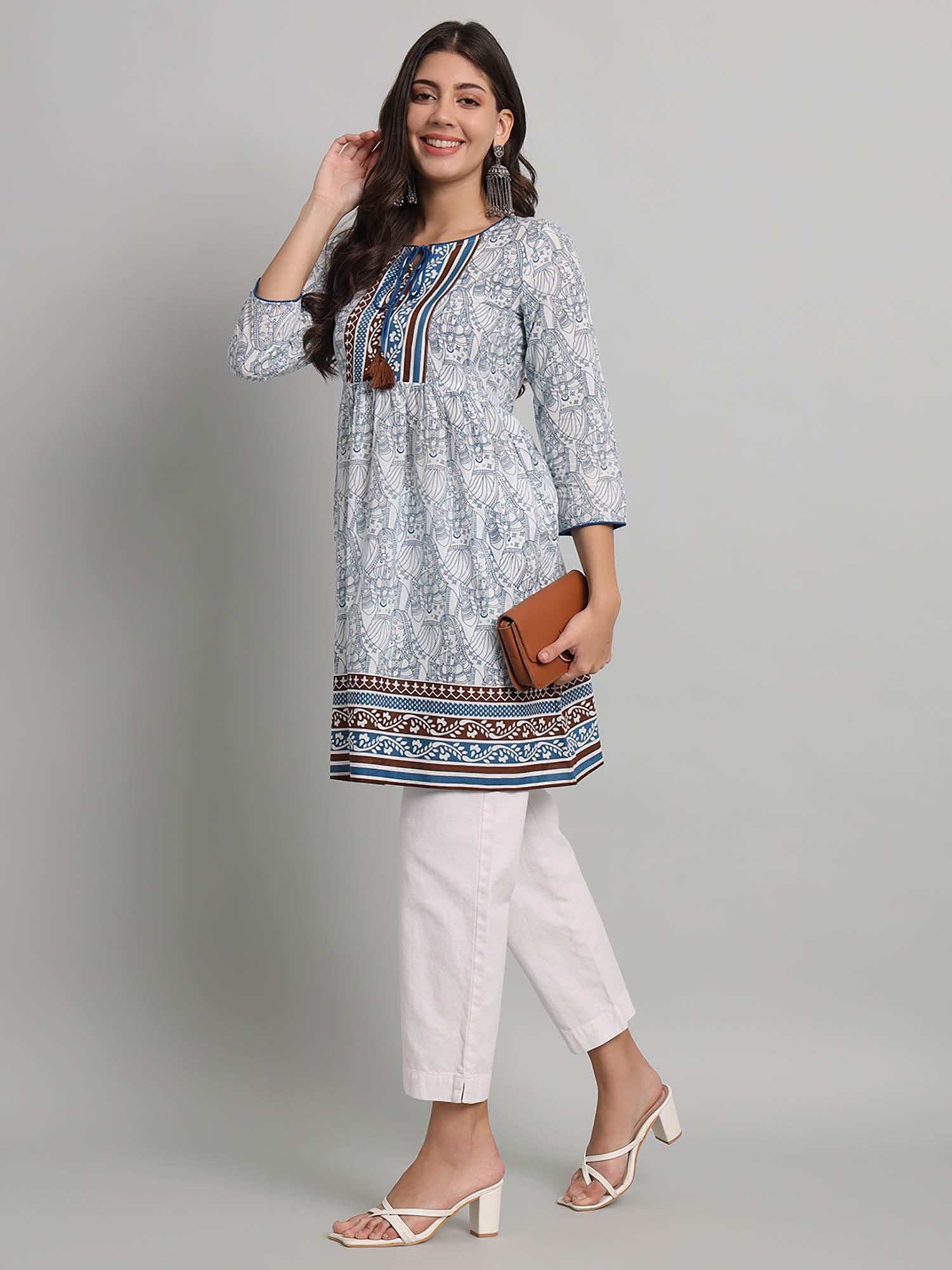 womens cotton short kurti