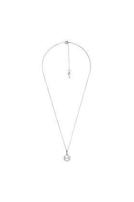womens custom kors silver necklace  - mkc1108an040