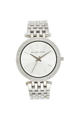 womens darci silver dial stainless steel analogue watch - mk3190