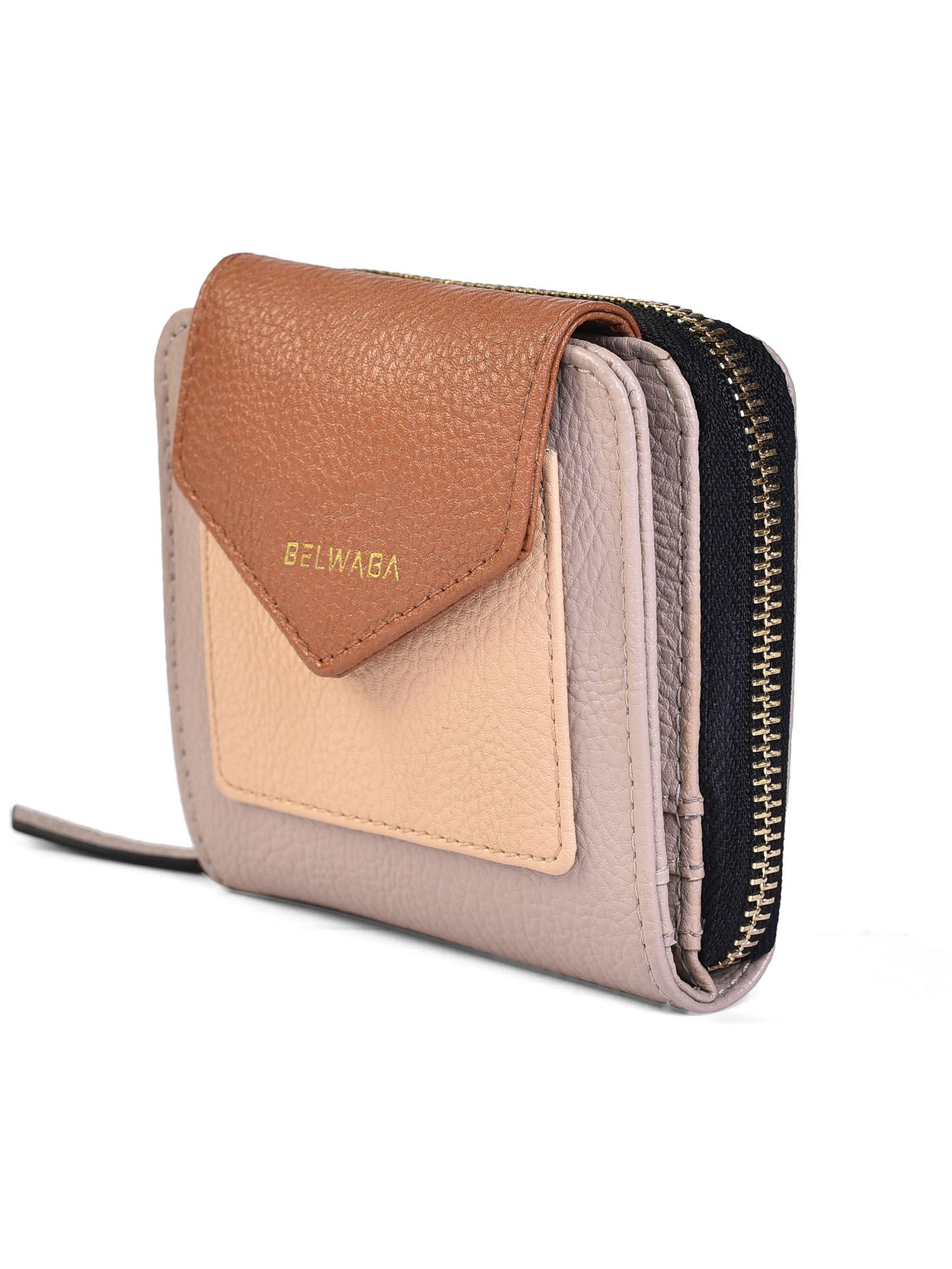 womens faux leather - multicolor wallet (s)