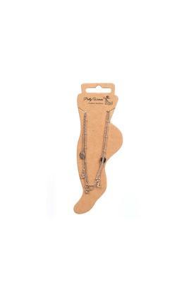 womens golden anklet - multi